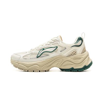 Li Ning Star Ring Y2K Мягкие ретро-модные универсальные увеличивающие рост нескользящие износостойкие дышащие низкие повседневные туфли женские кроссовки AGCV112-1