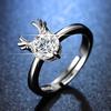 Deer Ring Creative Design Simulation Diamond One Carat One Deer Has Your Ring