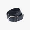 Montblanc 123888 Horseshoe Black Blue Shiny Reversible Belt