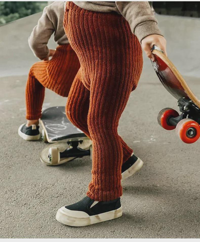 2025 Children's Warm Weightlifting Overalls: Stylish Autumn/Winter Pants for Boys and Girls