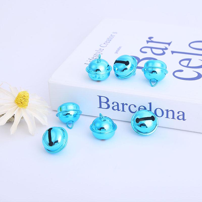 3 см Золотой Брелок с Большим Отверстием и Подвеска-Колокольчик для Ошейника Питомца - Рождественское Украшение