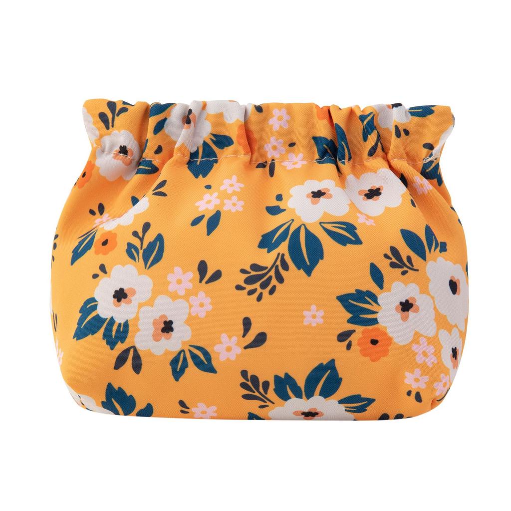 Mini Cotton Floral Organizer Bags for Women Bag Small Fabric Cosmetic Make Up Bag Little Purse Coin Pouch Children Cosmetic Case