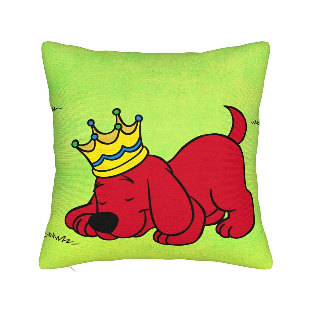 C-Clifford the Big Red Dog Pillow Case  Novelty Pillow Cover Soft Pillowcases For Chair Sofa Home Decor
