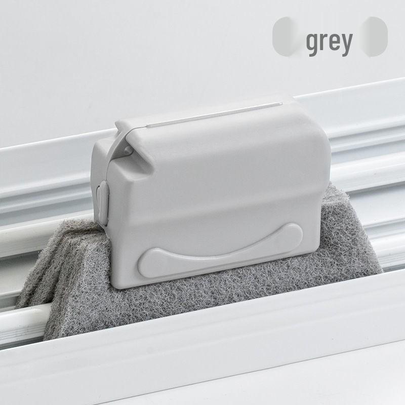 Щетка для чистки пазов окон и дверей с губкой