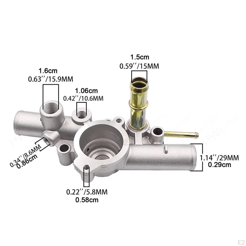 Корпус термостата охлаждающей жидкости Прочный патрубок для авто, грузовика, фитинги