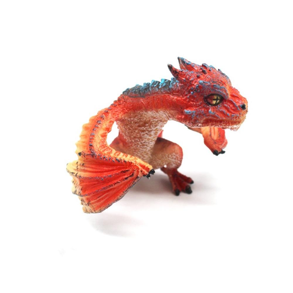 Ледяной летающий дракон Симуляция Warcraft Огненный дракон для корриды Модель животного Коллекция