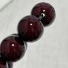 Браслет из натуральных вишнево-красных бусин с корнем бодхи Браслет из семян бодхи Буддийские бусины Четки Ювелирные изделия на удачу