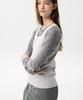MIDNLOW Crinkle Long Sleeve T-Shirts (Grey)