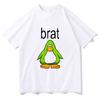 Клуб Брат Penguin Футболка Унисекс Charli XcX Brat и Это Совершенно Другой Но Также Все Еще Brat Футболка Милые Хлопковые Футболки