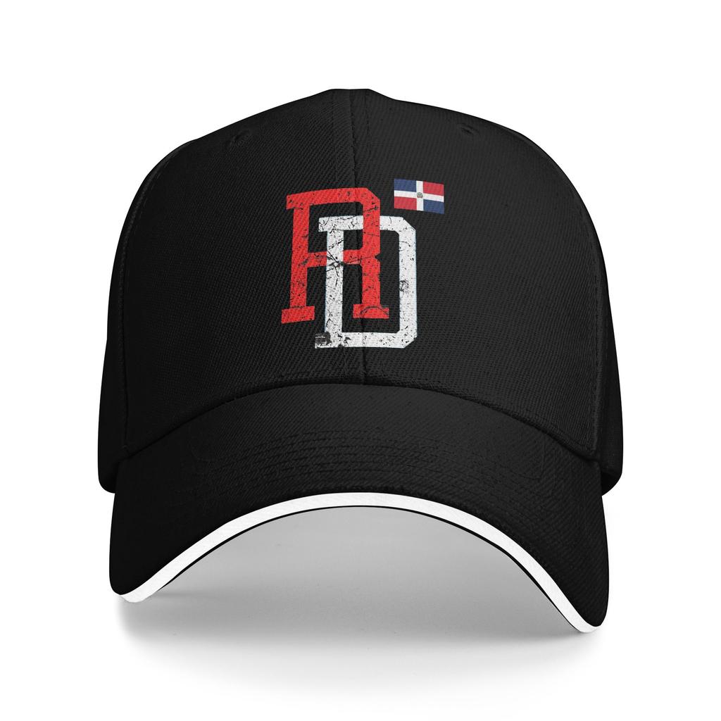 DR Dominican Republic Golf Hat Outfits Classic Snapback Hat For Unisex Women Golf Headewear Adjustable Fit