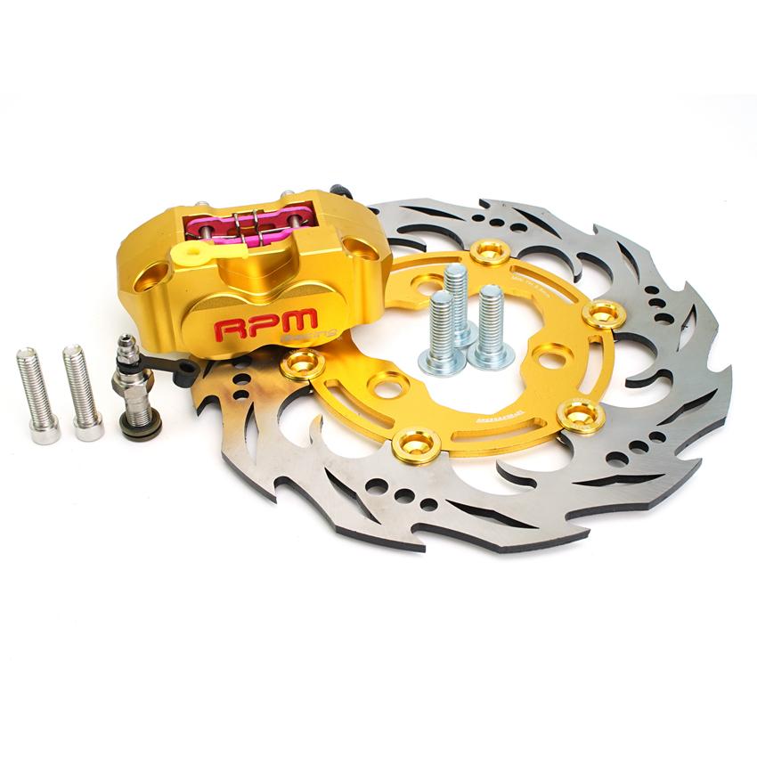 RPM Motorcycle 82mm brake calipers witch 220mm Brake disc hole spacing 70mm CNC aluminum alloy For Honda Yamaha Pitbike BWS xmax