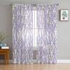 Фиолетовый лавандовый цветок оконная обработка тюль современные прозрачные шторы для кухни гостиной спальни шторы украшения