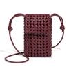Fashionable Woven Phone Bag, Lightweight and Versatile, Hollowed-out Single-shoulder Small Bag, Versatile Crossbody Women's Bag