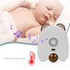 V50 2.4Ghz Wireless Long Range Voice Intercom Baby Monitor Audio Sender Reciever Lullaby Temperature Display Nanny Cam