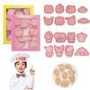 16-Piece Set of Sanrio Cookie Cutter Set, Sanrio Cookie Cutters, 3D Cookie Dies, DIY Baking Tools for Biscuits, Baking Supplies, Kids' Prizes, Bento B