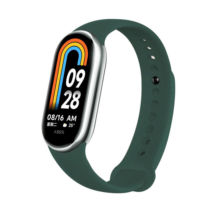 Браслет для Mi band 8 9 10 Ремешок Спортивный Силиконовый умные часы correa Аксессуары Сменный ремешок xiaomi Mi band 9 nfc ремешок