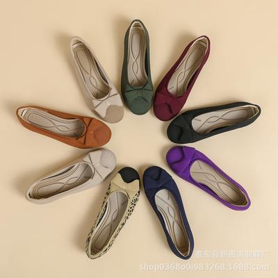 Женские балетки на плоской подошве с сетчатым бантом и круглым носком, мягкие, без застежек, для ходьбы, для женщин, повседневные, удобные, для работы, офиса, нарядные туфли