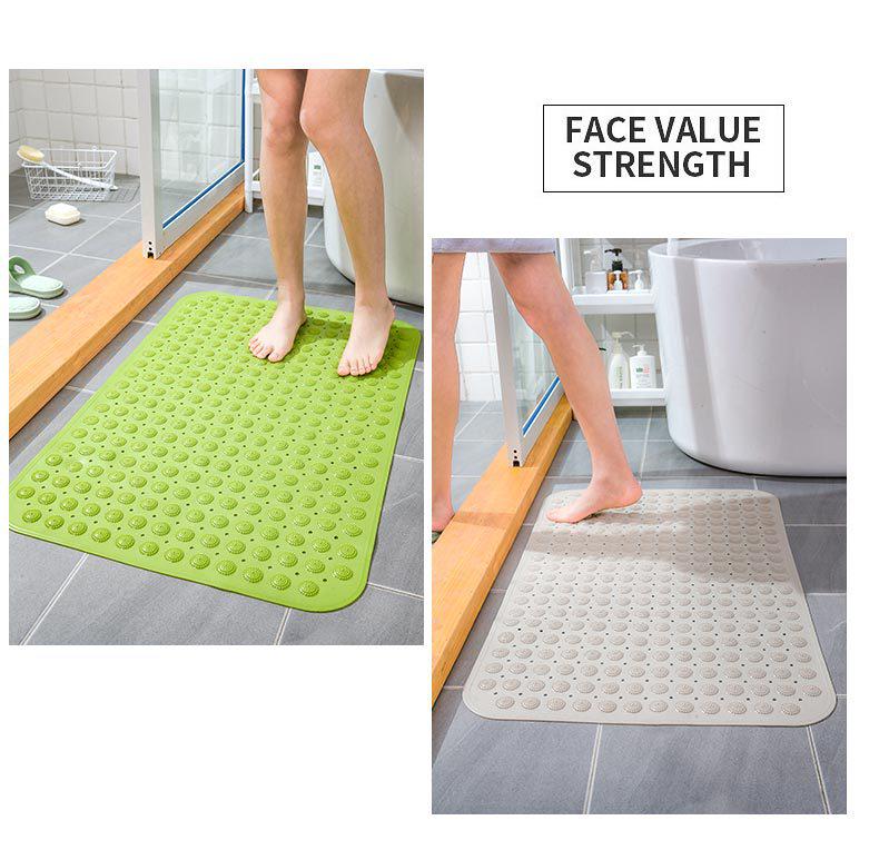 Нескользящий массажный коврик для ванной с присосками для душа и ванны