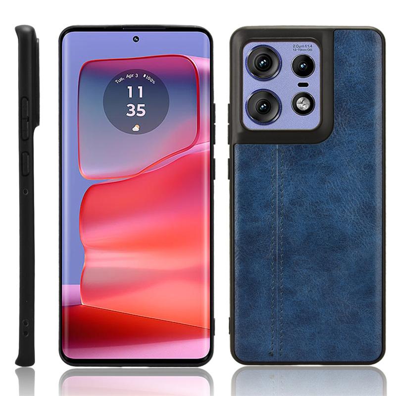 Чехол из кожи с прострочкой и текстурой для Motorola Edge 50 Pro Moto Edge 50 Fusion Ultra Cover, легкий, ультратонкий, ударопрочный защитный чехол