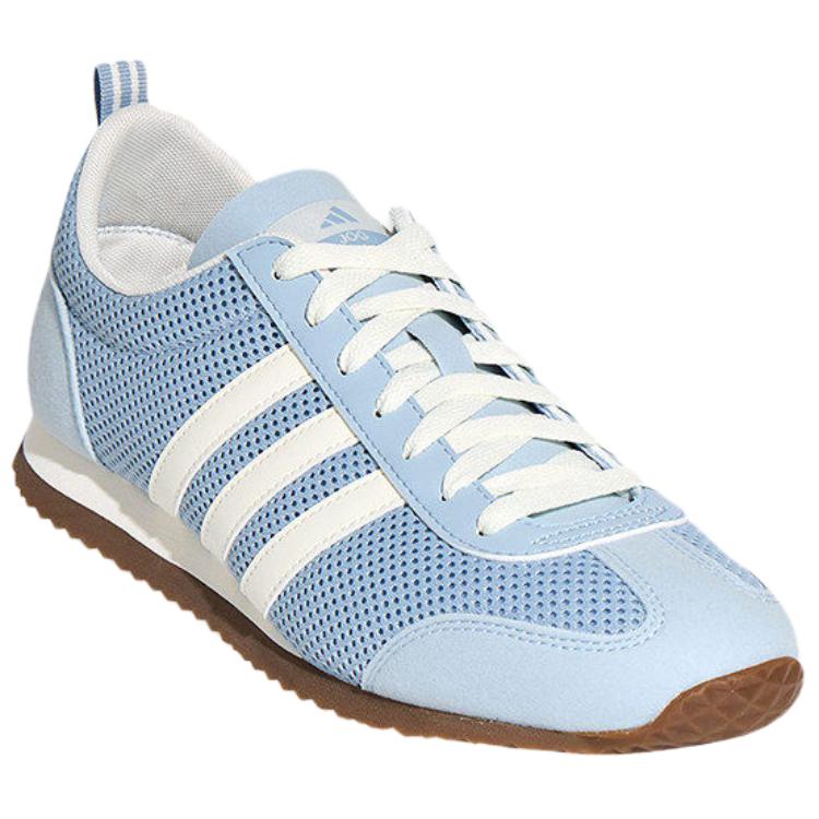 adidas Vs Jog 2.0 Мороженое Т-образный носок Удобные Универсальные Легкие Низкие Тренировочные Кроссовки Унисекс Синий Белый KH7639