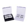 Empty 4 Square Grids Eyeshadow Lipstick Powder Box Case Cosmetic Packing+Palette