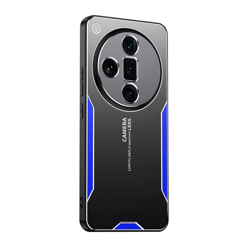 Для OPPO Find X7 Чехол Металлический Алюминиевый Чехол Защитный Линзы Frost Чехол Для OPPO Find X7 Предотвращает Отпечатки Пальцев Металл+ТПУ