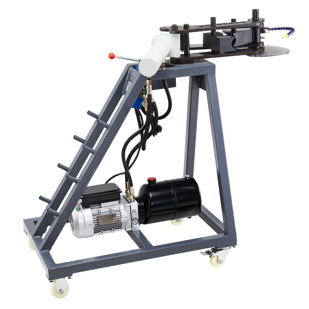 Electric Tube Bending Machine 750W Pipes Bender with 6L Hydraulic Cylinder