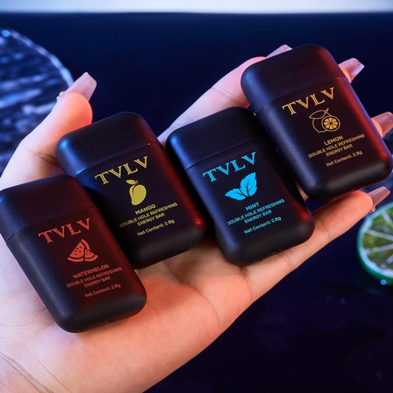 Мята/Лимон/Манго/Арбуз Энергетический стик Двойное отверстие Бодрящий энергетический батончик Ароматерапевтический назальный ингалятор Энергетический стик для ингаляций