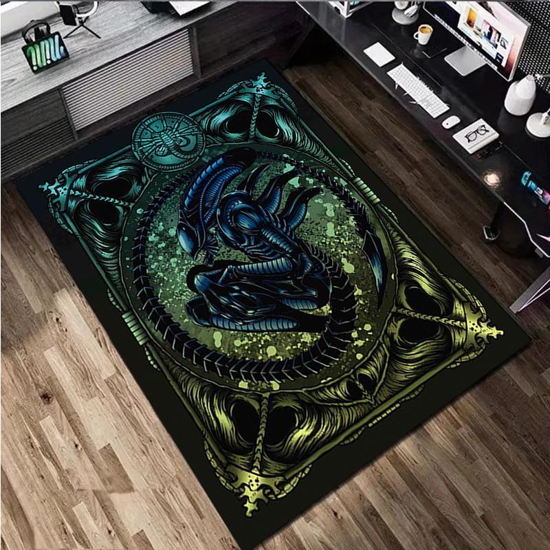 1PC Alien Rug - Home carpet Office Decorative Carpet For Living Room Bedroom Door Mat Floor Rug Computer Chair Area Rug