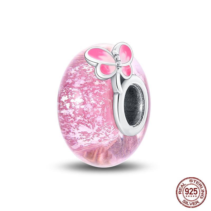 Оригинальные бусины-шармы серии Magic Color Chameleon Luminous из стерлингового серебра 925 пробы, подходящие для браслета, сделай сам, ювелирные изделия, подарки