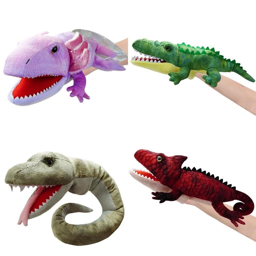 Adorable Lizard Puppet Plush Toy Soft Reptile Stuffed Animal For Kids Customizable Picture Design Short Plush 50cm Height