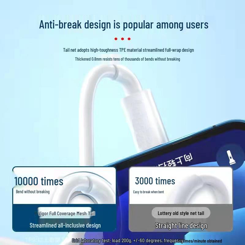 18W PD Fast Charging Cable: Compatible with Android and Apple, Type-C To Apple, Available In 1m & 2m Lengths.