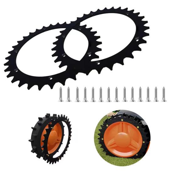 Yousheng 2 шт 205 мм Шипы против скольжения для газонокосилки Шипы для роботизированной газонокосилки Противоскользящие шипы с винтами для роботизированной газонокосилки Worx Landroid S/M