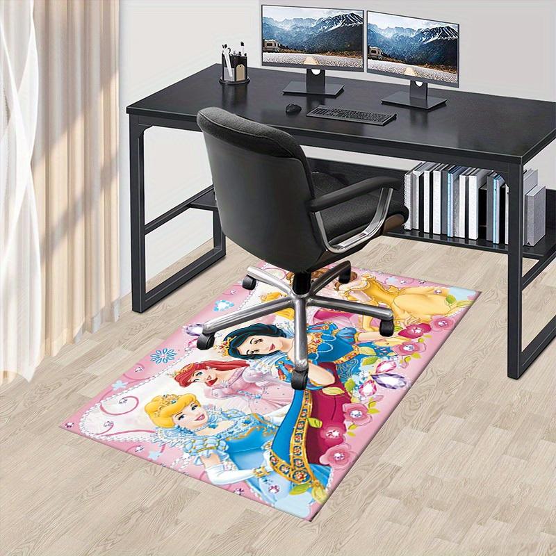 Office Carpet, Under Chair Rug, Home Decor, Disney Princess Decor, Girls Room Decoration, Fairy Tale Flooring, Soft and Comfortable Mat, Per