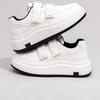 Popular Thick-soled Velcro Board Shoes Women's 2025 Autumn New Ins Trendy and Versatile Student Sports and Leisure Little White Shoes