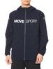 DESCENTE AIRY TRANSFER Light Lip Full Zip Hoodie NV M