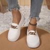 New Fashion Thick Sole Flying Knitting Soft Sole Single Shoes Women's Slip-on Knitted Breathable Loafers Women's Board Shoes