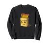 Happy Matchbook Face Funny Matchbox Sweatshirt
