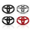 1Pcs Toyota ABS Steering Wheel Emblem Sticker Interior Modification Badge For Toyota Hilux Corolla RAV4 Camry Highlander Yaris