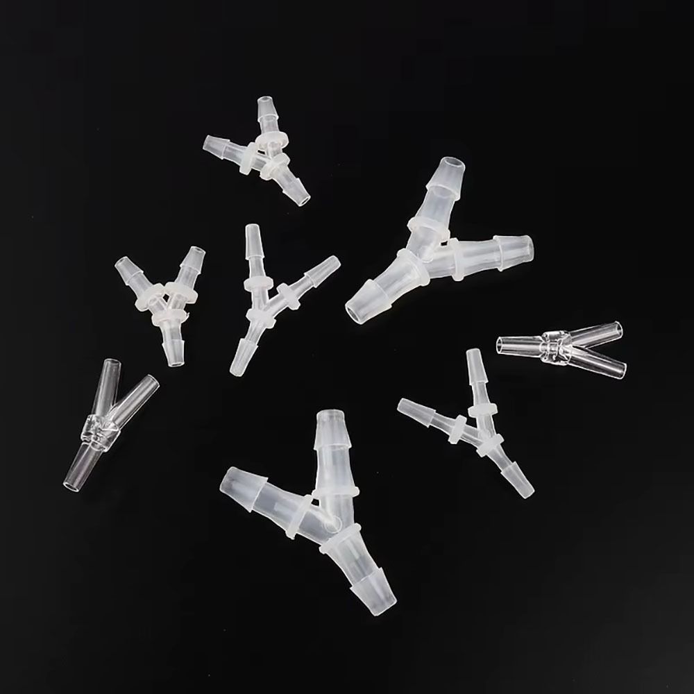 10Pcs Plastic 3 Way Connector PP PE Hose Fittings  for Aquarium Fish Tank Fittings