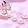 Geometry Earrings For Women Fashion Flower Pearl Earrings Jewelry For Wedding Party Gifts Earrings