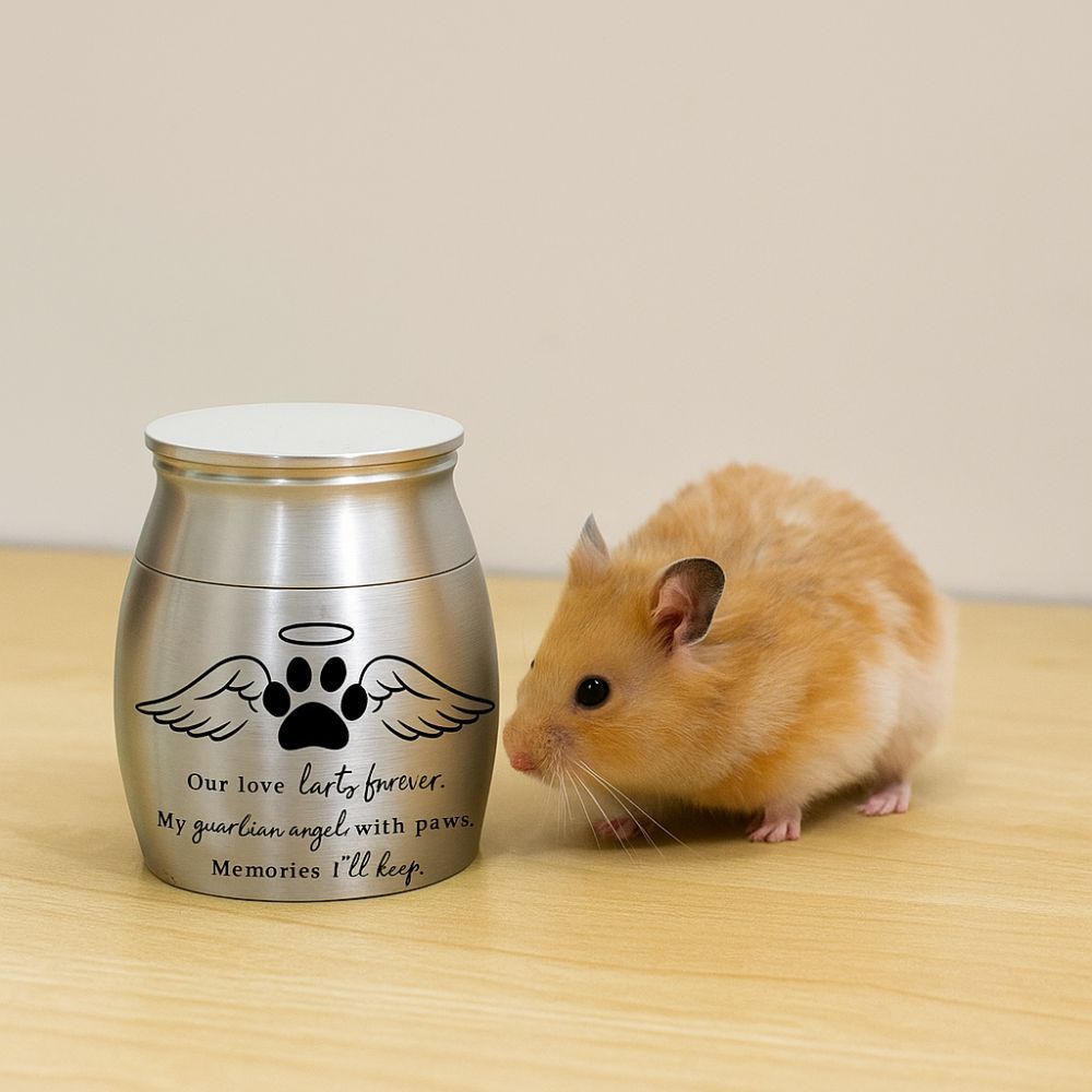 Waterproof Mini Pet Ashes Box Dustproof Pet Cremation Urn  for Cats Birds Hamster Dogs