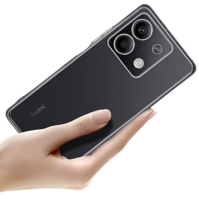 Чехол для Xiaomi Redmi Note 13 5G - Прозрачный Силиконовый Гель ТПУ Мягкая Ультратонкая Защита Phonillico®