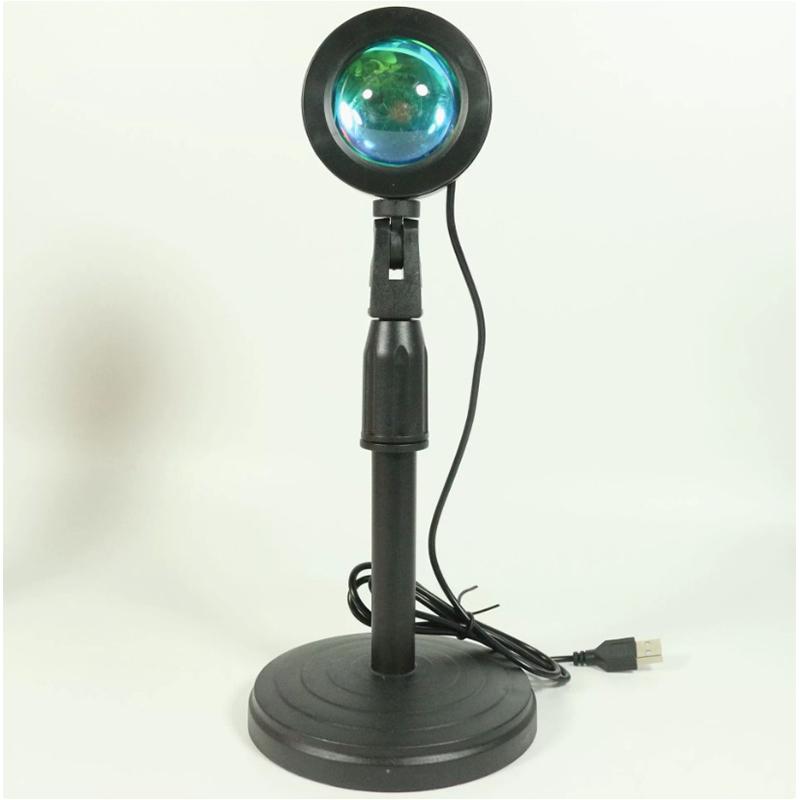 Светодиодная USB лампа-проектор «Закат», украшение для дома, портативный ночник, неоновый свет для настроения