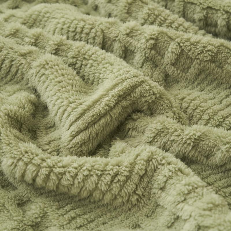 Blanket Plush Beibei Waffle Thickened Multifunctional Nap Blanket Milk Velvet Bed Sheet Sofa Cover Blanket