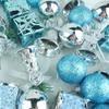 32 шт./набор Lake Blue Christmas Lotto Pack Подвеска елочные украшения Рождественский кулон