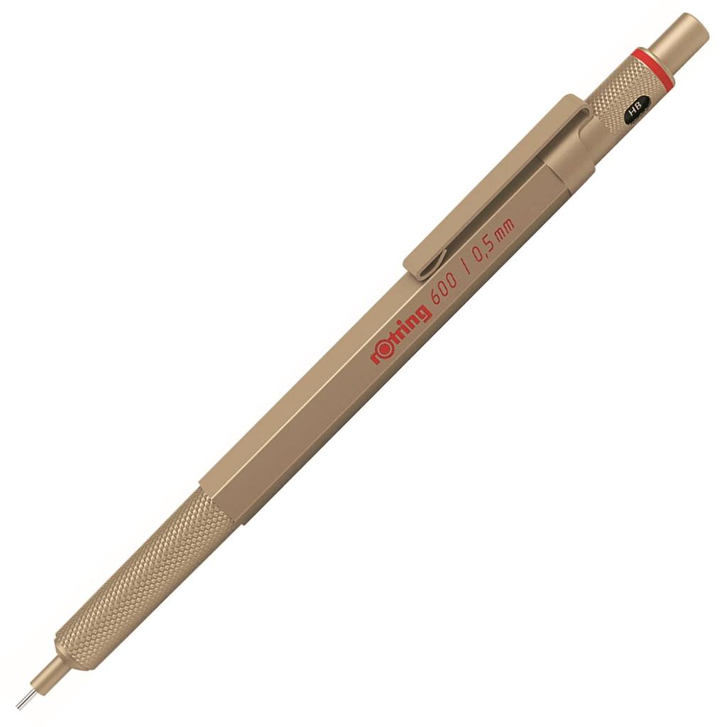 Механический карандаш Rotring Gold 600 2158796 Механический карандаш rOtring Роскошный пишущий инструмент Канцелярские принадлежности Сделано в Германии Чертежная ручка Professional