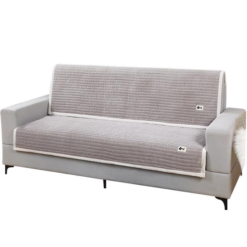 Минималистичная легкая роскошь осень и зима подушка для дивана зимняя утолщенная плюшевая подушка для сиденья нескользящая накидка на диван ткань полотенце скандинавский новый