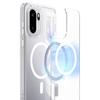 For OnePlus Ace 6 5G/OnePlus Ace 6T 5G/OnePlus 15R 5G Clear Phone Magnetic Case TPU + Acrylic Back Cover
