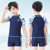 Boys' Swimsuit 2025: New Summer Split, Professional Training Gear for Children - Small, Medium, Large